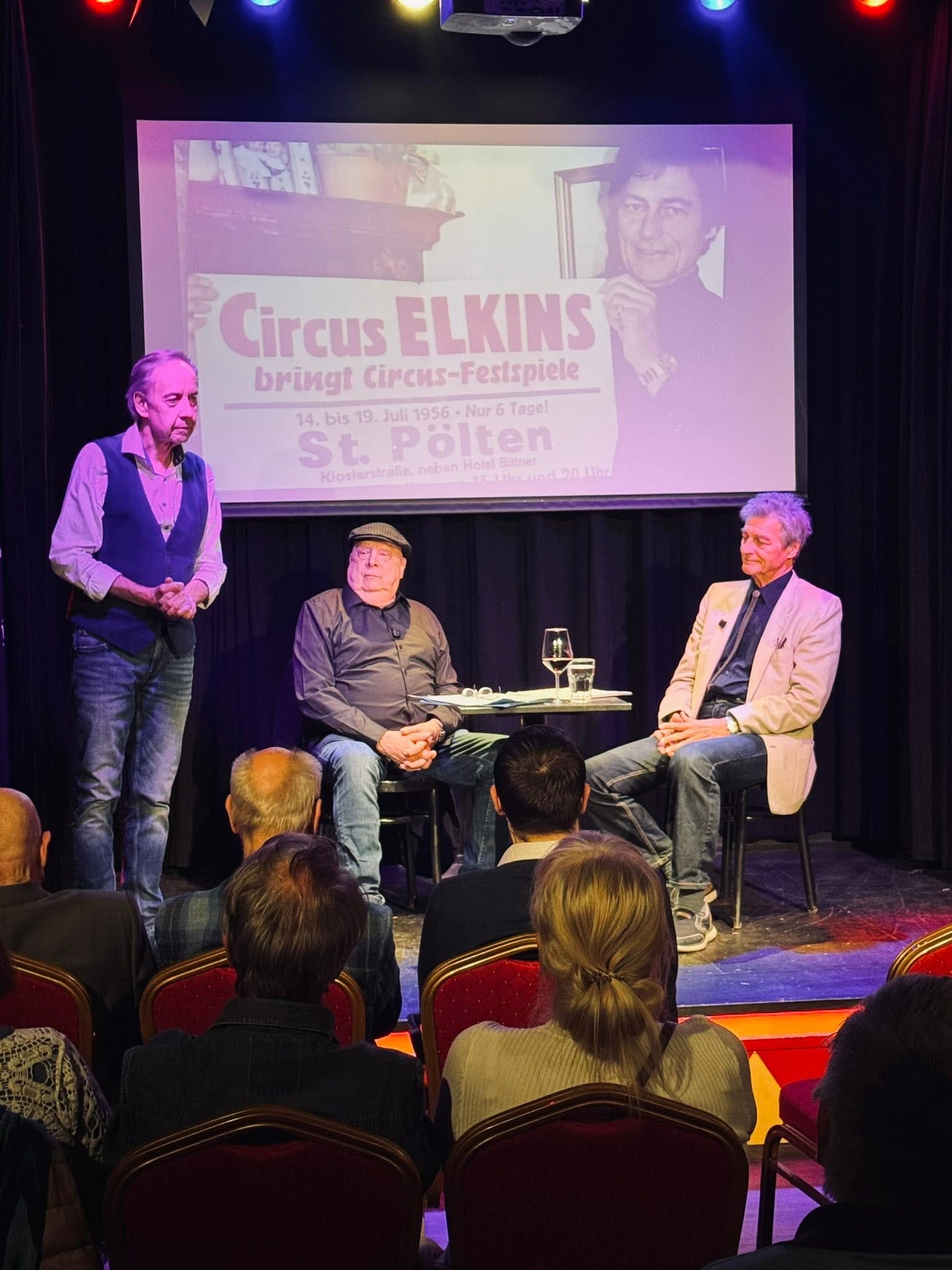 Artistenstammtisch: Charles Elkins erzählt Circusgeschichte